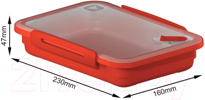 Контейнер Rotho Memory / 1128702792 (красный)