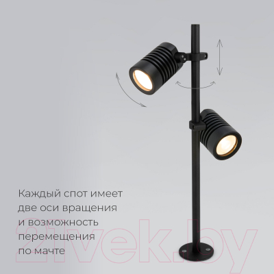 Светильник уличный Elektrostandard Landscape/2 041 FL LED (черный)
