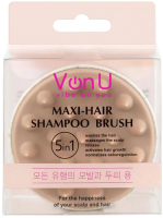 Массажная щетка для головы Von-U Shampoo Brush Maxi-Hair / 87105 - 