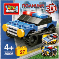 

Конструктор Город мастеров, Полицейская машина / 30006-JS