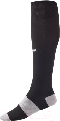 Гетры футбольные Jogel Camp Basic Socks / JC1GA0124.99 (р-р 43-45, черный/серый/белый)