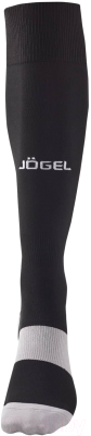 Гетры футбольные Jogel Camp Basic Socks / JC1GA0124.99 (р-р 43-45, черный/серый/белый)