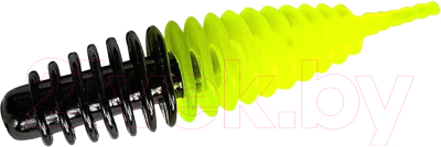 Изображение товара Мягкая приманка Trout Bait Jumbo 50 Чеснок COL.18 (Black/Lemon)