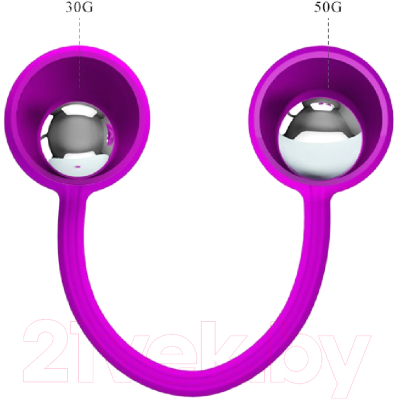 Шарики интимные Baile Kegel Ball 3 / BI-014796 (лиловый)