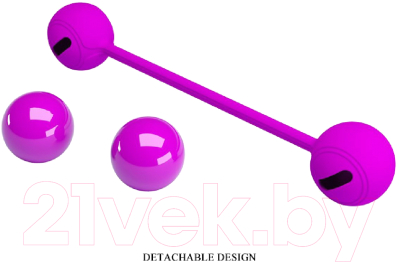 Шарики интимные Baile Kegel Ball 3 / BI-014796 (лиловый)