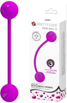 Шарики интимные Baile Kegel Ball 3 / BI-014796 (лиловый)