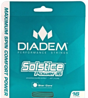 Струна для теннисной ракетки Diadem Solstice Power 16L / S-SET-SOLPWR-16L-TL (12.2м, бирюзовый) - 