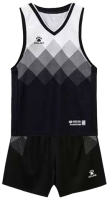 Баскетбольная форма Kelme Basketball Clothes / 8052LB3002-003 (р.120, черный/белый) - 