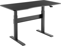 Письменный стол Ergosmart Air Desk L (черный) - 