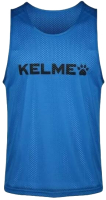 Манишка футбольная Kelme Kid Training Vest / 8051BX3001-409 (р.140, синий)