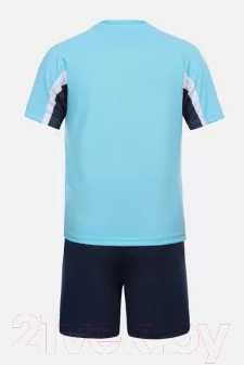 Футбольная форма Kelme Short-Sleeved Football Suit / 8251ZB3002-405 (р.120, голубой/темно-синий)