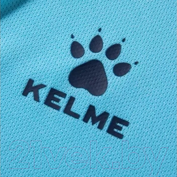 Футбольная форма Kelme Short-Sleeved Football Suit / 8251ZB3002-405 (р.120, голубой/темно-синий)