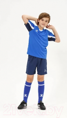 Футбольная форма Kelme Short-Sleeved Football Suit / 8251ZB3002-481 (р.110, синий/темно-синий)
