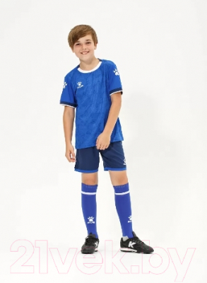 Футбольная форма Kelme Short-Sleeved Football Suit / 8151ZB3001-481 (р-р 120, синий)