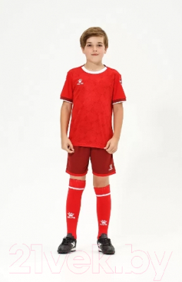 Футбольная форма Kelme Short-Sleeved Football Suit / 8151ZB3001-600 (р.160, красный)