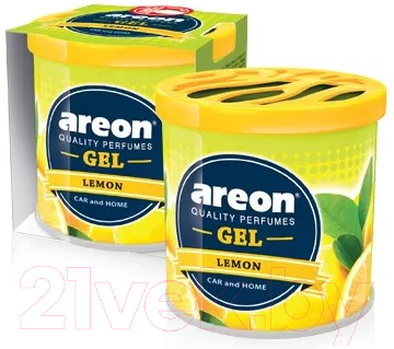 Ароматизатор автомобильный Areon Gel Lemon / GCK04