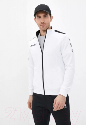 Спортивный костюм Kelme Tracksuit / 3771200-103 (3XL, белый/черный)