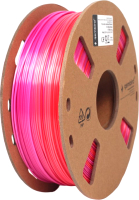 Пластик для 3D-печати Gembird PLA / 3DP-PLA-SK-01-RP (1.75мм, 1кг, красный/фиолетовый шелк) - 