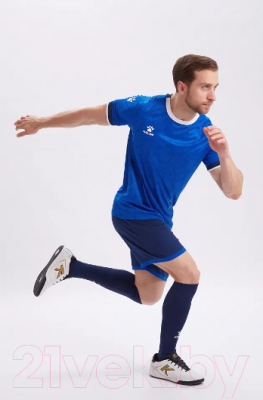 Футбольная форма Kelme Short-Sleeved Football Suit / 8151ZB1001-481 (2XL, синий)