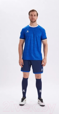 Футбольная форма Kelme Short-Sleeved Football Suit / 8151ZB1001-481 (3XL, синий)