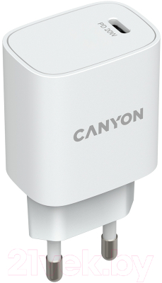 Зарядное устройство сетевое Canyon H-20 / CNE-CHA20W02