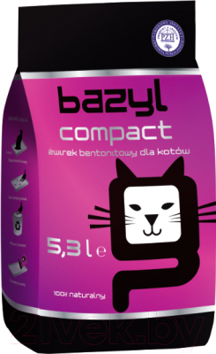 Наполнитель для туалета Bazyl Compact (5.3л)