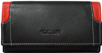 Портмоне Cedar Cavaldi N22-CCF 2 (черный/красный)