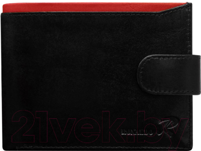 Портмоне Cedar Ronaldo N01L-VT RFID (черный/красный)