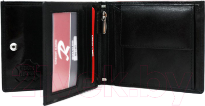 Портмоне Cedar Ronaldo N01-VT RFID (черный/красный)