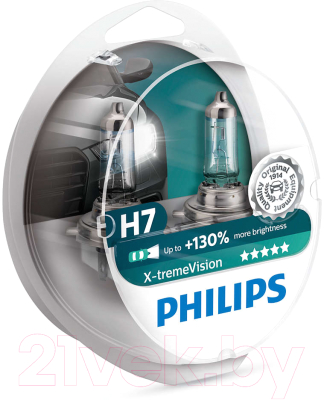 Комплект автомобильных ламп Philips H7 12972XV+S2