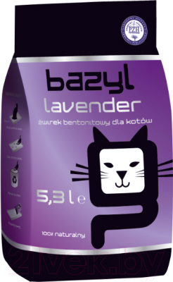 Наполнитель для туалета Bazyl Lavender (5.3л)