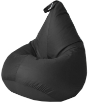 Бескаркасное кресло Kreslomeshki Груша XL / GK-125x85-CH (черный) - 