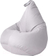 Бескаркасное кресло Kreslomeshki Груша-Капля XL / GK-125x85-S (серебро) - 
