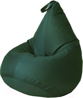 Бескаркасное кресло Kreslomeshki Груша-Капля XXL / GK-135x100-Z (темно-зеленый)