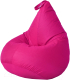 Бескаркасное кресло Kreslomeshki Груша-Капля XL / GK-125x85-F (фуксия) - 