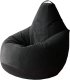 Бескаркасное кресло Kreslomeshki Груша XXL / GV-130x90-CH (черный) - 