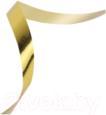 Лента декоративная Золотая сказка 591820 (золотой металлик)