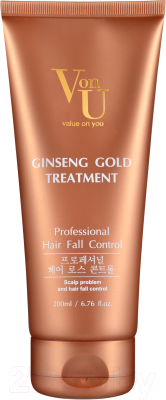Маска для волос Von-U Ginseng Gold Treatment (200мл)
