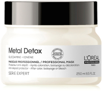 Маска для волос L'Oreal Professionnel Metal Detox для восстановления окрашенных волос (250мл) - 
