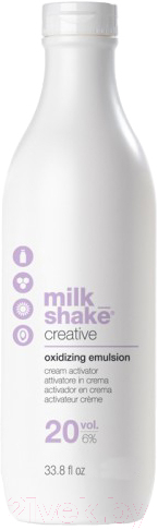 Эмульсия для окисления краски Z.one Concept Milk Shake Оксидант New 20 vol