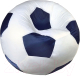 Бескаркасное кресло Kreslomeshki Мяч XXL / MXL-90-BS (бело-синий) - 