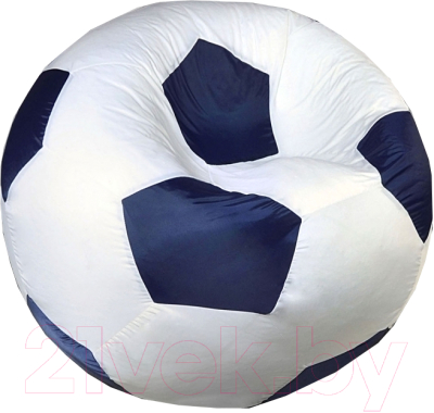 Бескаркасное кресло Kreslomeshki Мяч XXXL / MXL-100-BS (бело-синий)