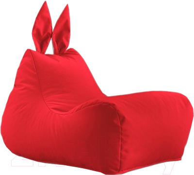 Бескаркасное кресло Kreslomeshki Заяц / З-100x65x85K (красный)