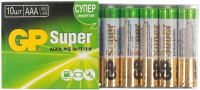 Комплект батареек GP Batteries Super Alkaline ААА / GP 24A-2CRB10 (10шт) - 