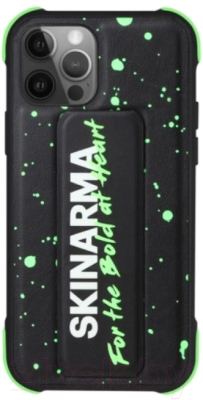 Чехол-накладка Skinarma Funsha для iPhone 12/12 Pro (зеленый)