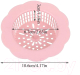 Миниатюра изображения товара Ситечко для раковины MONAMI QH2-11 (розовый)