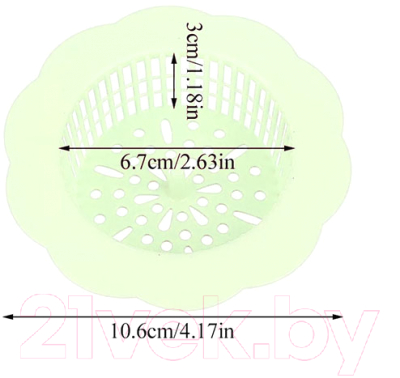 Ситечко для раковины MONAMI QH2-11 (салатовый)