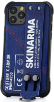 Чехол-накладка Skinarma Jinzu для iPhone 12/12 Pro (синий) - 