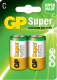 Комплект батареек GP Batteries Super Alkaline C / GP 14A-2CR2 (2шт) - 