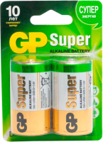 Комплект батареек GP Batteries Super Alkaline D / GP 13A-2CR2 (2шт) - 